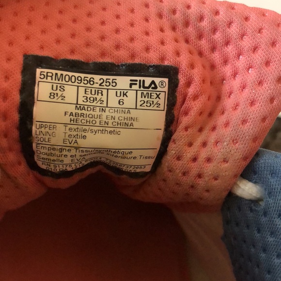 Women’s size 8 1/2 FILA Memory Speedstride 20 Women's Running Shoes - Picture 10 of 11